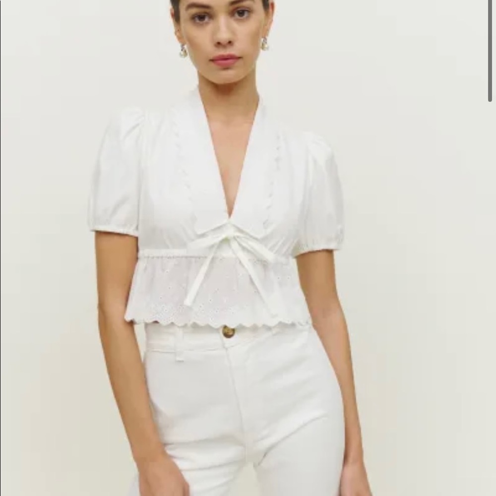 Reformation Raine top size 2